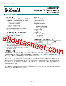 DS2745EVKIT+型号图片