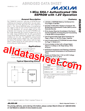 DS28E02P+TR型号图片