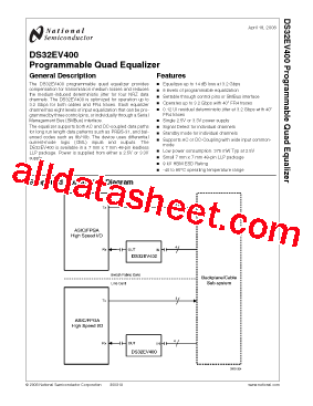 DS32EV400SQX型号图片