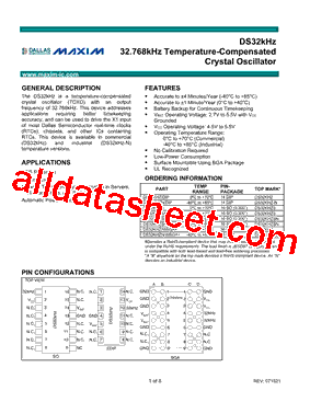 DS32KHZN/WBGA+型号图片