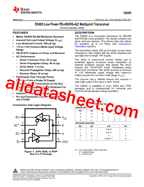 DS485TM/NOPB型号图片