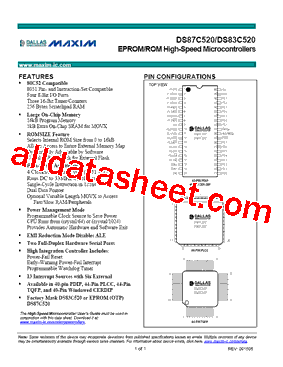 DS83C520-MNL型号图片