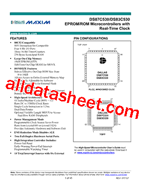 DS87C530-ENL型号图片