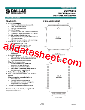 DS87C550型号图片