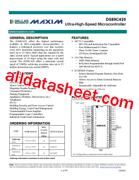 DS89C420-MCL型号图片
