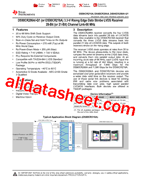 DS90CR216AMTDX/NOPB型号图片