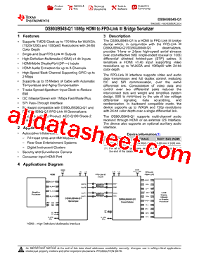 DS90UB949-Q1型号图片