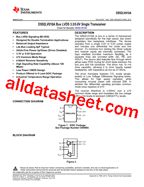 DS92LV010ATM/NOPB型号图片