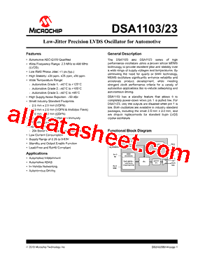 DSA11032BI1TVA0型号图片