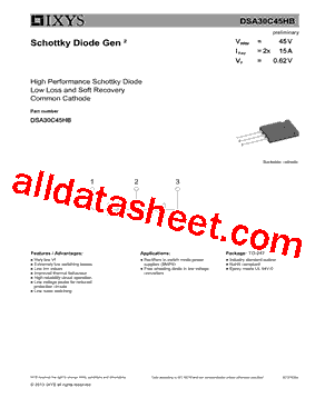 DSA30C45HB型号图片