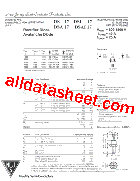 DSAI17-12A/SCREWS型号图片