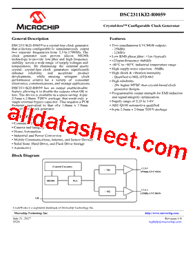 DSC2311KI2-R0059T型号图片