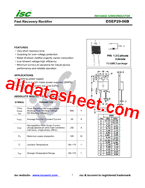 DSEP29-06B型号图片