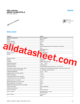 DSNU-16-200-PPS-A型号图片