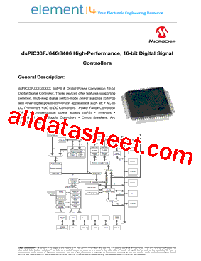 DSPIC33FJ32GS406-PT型号图片