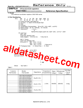 DSS1NB32A151Q91A型号图片