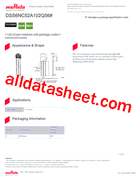 DSS6NC52A102Q56型号图片