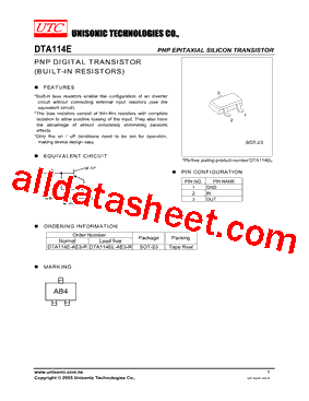 DTA114E-AE3-R型号图片
