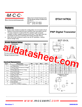 DTA114TKAT146型号图片