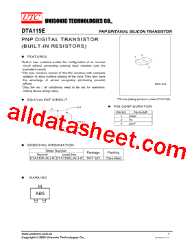 DTA115E-AL3-R型号图片