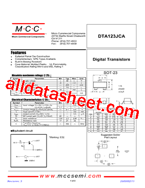 DTA123JCA-TP型号图片