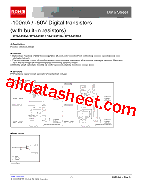 DTA143TETL型号图片