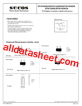 DTA143XSA型号图片