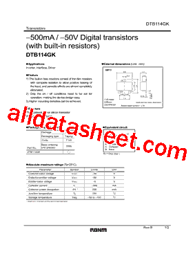 DTB114GKT146型号图片