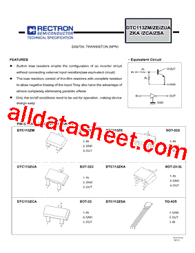 DTC113ZSA型号图片