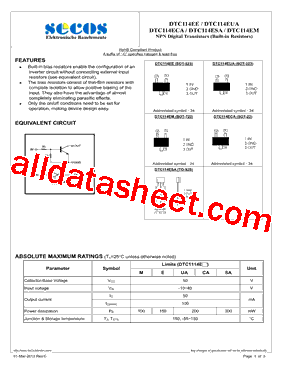 DTC114ECAT116型号图片