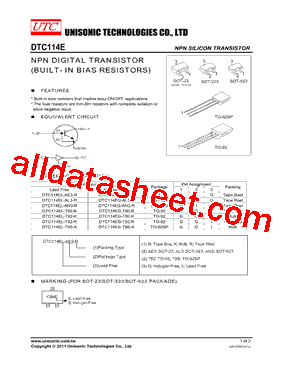 DTC114EL-AL3-R型号图片