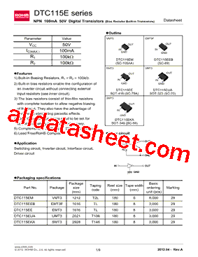 DTC115EET1G型号图片