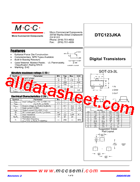 DTC123JKAT146型号图片