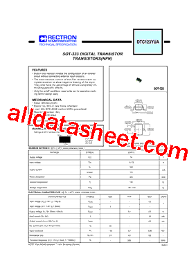 DTC123YUAT106型号图片