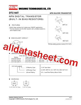 DTC144TL-AN3-R型号图片