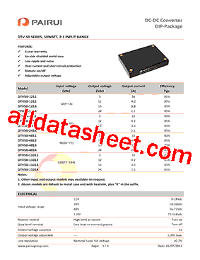 DTV50-2411型号图片