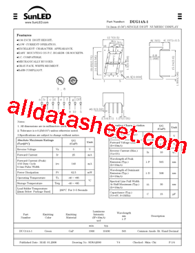 DUG14A-1型号图片