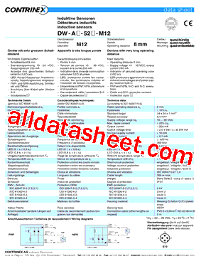 DW-AD-522-M12型号图片