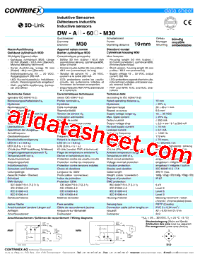 DW-AD-602-M30-120型号图片