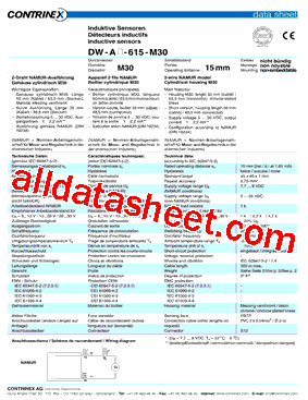 DW-AD-615-M30-120型号图片