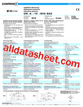 DW-AD-703-M18-BAS型号图片