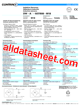 DW-AS-608-M18-069型号图片