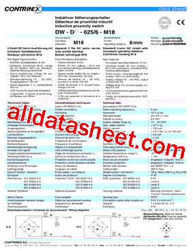 DW-DD-626-M18-120型号图片