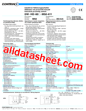 DW-HD-601-M50-411型号图片