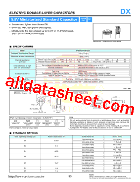 DX-5R5V155U型号图片