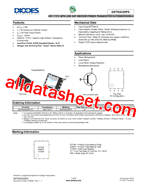 DXTN3C60PS-13型号图片