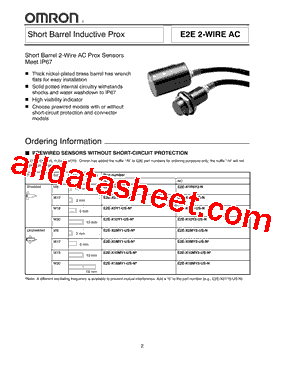 E2E-X5Y1-53-US型号图片