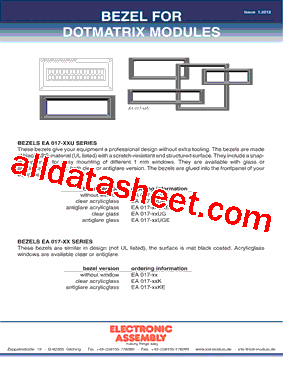 EA017-1U型号图片