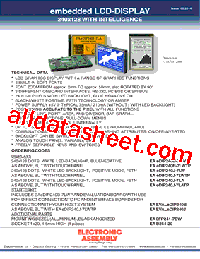 EAEVALEDIP240J型号图片