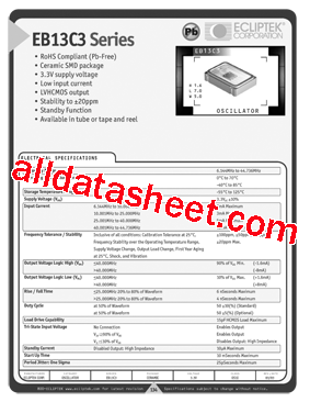 EB13C3C2H-40.000M型号图片